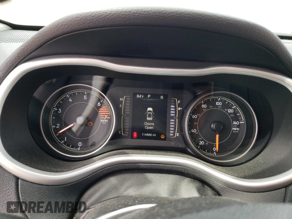 2018 Jeep Cherokee Latitude Plus with VIN 1C4PJLLB1JD531485, listed as a Copart auction lot 53852045 with 114,888 mi miles and Salvage title. Bid and sale history available at DreamBid. Image 9.