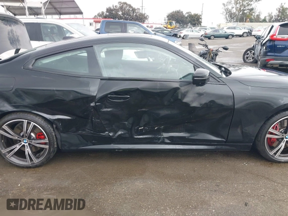 2024 BMW 4 Series M440i with VIN WBA83AP09RCN67192, listed as a IAAI auction lot 41549948 with 18,717 mi miles. Bid and sale history available at carsss.com. Image 13.