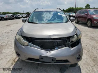 2010 Nissan Murano SL with VIN JN8AZ1MW2AW112980, listed as a Copart auction lot 62884874 with 0 mi miles and Salvage Title. Bid and sale history available at carsss.com. Image 5.