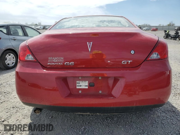 2006 Pontiac G6 with VIN 1G2ZH178064245159, listed as a Copart auction lot 53652485 with Not provided miles and Non repairable. Bid and sale history available at DreamBid. Image 6.