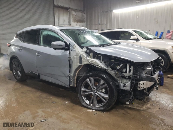 2023 Nissan Murano Platinum with VIN 5N1AZ2DJ4PC126732, listed as a Copart auction lot 88158765 with 20,991 mi miles and Salvage Title. Bid and sale history available at carsss.com. Image 4.