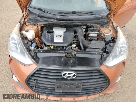 2013 Hyundai Veloster Turbo with VIN KMHTC6AE2DU131877, listed as a Copart auction lot 60256085 with 228,298 mi miles and Clean title. Bid and sale history available at DreamBid. Image 11.