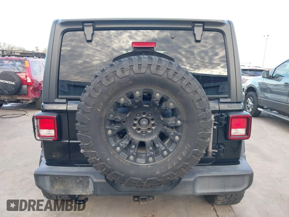 2019 Jeep Wrangler Unlimited Sport S with VIN 1C4HJXDN6KW686480, listed as a IAAI auction lot 41300842 with 67,359 mi miles and . Bid and sale history available at DreamBid. Image 16.