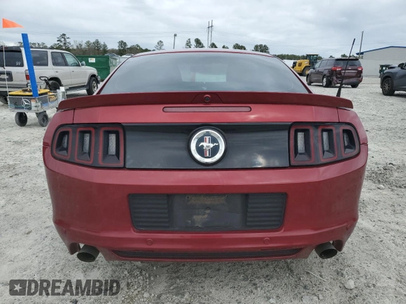 2014 Ford Mustang V6 with VIN 1ZVBP8AM7E5291365, listed as a Copart auction lot 49892495 with 124,365 mi miles and Salvage Title. Bid and sale history available at DreamBid. Image 6.