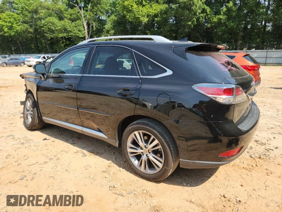 2015 Lexus RX 350 with VIN 2T2ZK1BA9FC182899, listed as a Copart auction lot 62381675 with 71,561 mi miles and Salvage title. Bid and sale history available at DreamBid. Image 2.