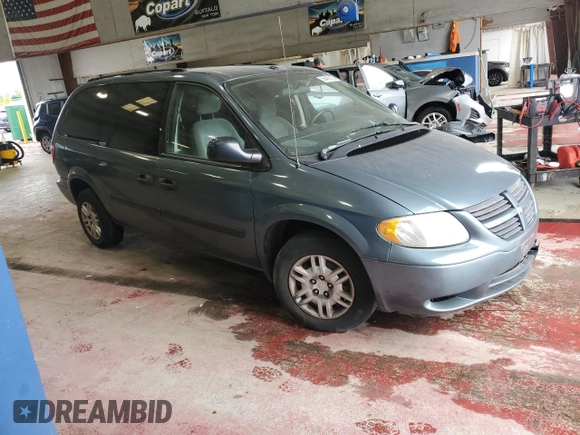 2007 Dodge Grand Caravan SE z VIN 1D4GP24R97B202805, wystawiony jako Copart lot #56400185 z przebiegiem 131 291 mil mil oraz Szkoda całkowita • Salvage title. Historia ofert i sprzedaży dostępna na DreamBid. Obrazek 4.