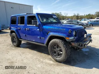 2019 Jeep Wrangler Unlimited Sahara z VIN 1C4HJXEG1KW625568, wystawiony jako Copart lot #42751805 z przebiegiem Nie podano mil oraz Nie do naprawy • Non repairable. Historia ofert i sprzedaży dostępna na DreamBid. Obrazek 4.