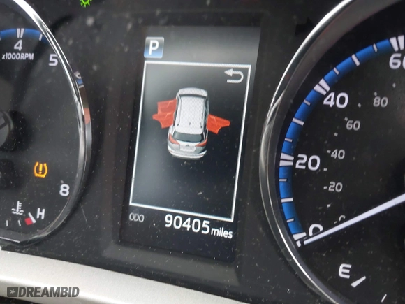 2016 Toyota RAV4 XLE with VIN 2T3RFREV1GW472485, listed as a IAAI auction lot 41917836 with 90,405 mi miles. Bid and sale history available at carsss.com. Image 7.