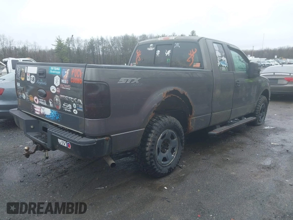 2006 Ford F-150 STX with VIN 1FTRX14W56FA48431, listed as a IAAI auction lot 41953733 with 165,602 mi miles and . Bid and sale history available at DreamBid. Image 4.