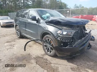 2020 Dodge Durango GT with VIN 1C4RDHDGXLC410471, listed as a IAAI auction lot 41490233 with 158,278 mi miles and . Bid and sale history available at DreamBid. Image 1.