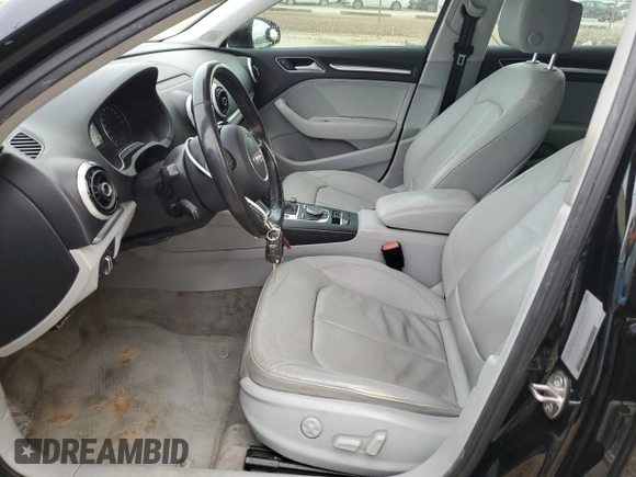 2015 Audi A3 1.8T Premium with VIN WAUACGFF0F1006185, listed as a Copart auction lot 48152805 with 146,512 mi miles and Salvage Title. Bid and sale history available at carsss.com. Image 7.