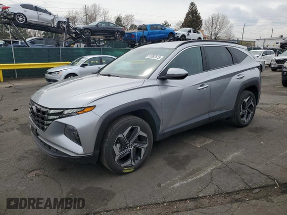 2022 Hyundai Tucson SEL with VIN 5NMJCCAE1NH034754, listed as a Copart auction lot 51097675 with 53,057 mi miles and Salvage Title. Bid and sale history available at carsss.com. Image 1.