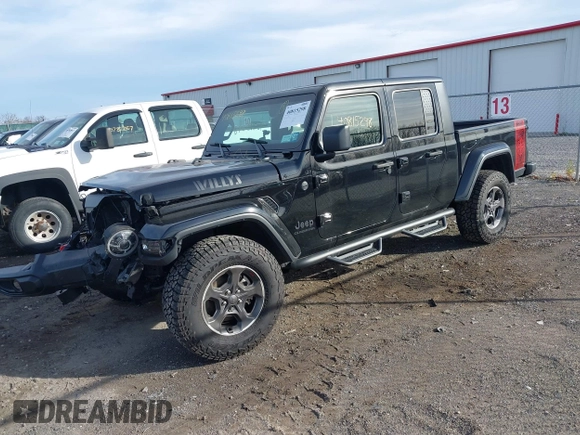 2022 Jeep Gladiator Texas Trail with VIN 1C6HJTAG1NL152167, listed as a IAAI auction lot 40815298 with 1,111 mi miles. Bid and sale history available at carsss.com. Image 17.