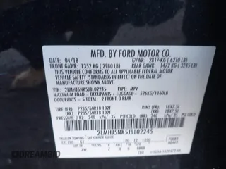 2018 Lincoln MKT with VIN 2LMHJ5NK5JBL02245, listed as a IAAI auction lot 41430571 with 293,537 mi miles and . Bid and sale history available at carsss.com. Image 9.