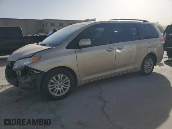 2011 Toyota Sienna XLE AAS with VIN 5TDYK3DC2BS174574, listed as a Copart auction lot 49635645 with 217,374 mi miles and Salvage Title. Bid and sale history available at carsss.com. Image 1.