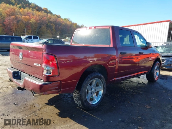 2017 Ram 1500 Express with VIN 3C6RR7KTXHG594902, listed as a IAAI auction lot 40590730 with 133,684 mi miles and . Bid and sale history available at DreamBid. Image 4.