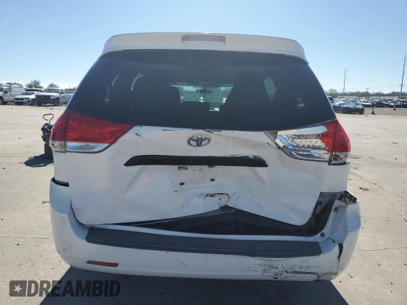 2013 Toyota Sienna L with VIN 5TDZK3DC3DS396354, listed as a Copart auction lot 46595645 with 429,245 mi miles and Salvage Title. Bid and sale history available at carsss.com. Image 6.