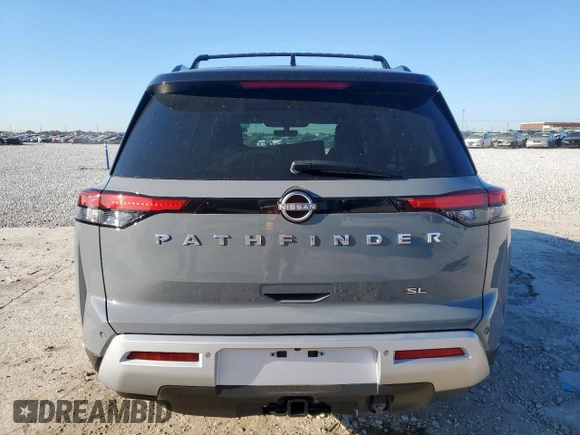 2023 Nissan Pathfinder SL with VIN 5N1DR3CB5PC262770, listed as a Copart auction lot 56664725 with 25,896 mi miles and Salvage title. Bid and sale history available at DreamBid. Image 6.
