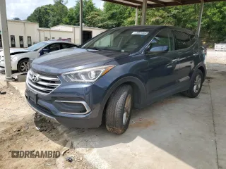 2018 Hyundai Santa Fe 2.4L z VIN 5XYZT3LB7JG522262, wystawiony jako Copart lot #59018445 z przebiegiem 84 636 mil mil oraz Czysty tytuł • Clean title. Historia ofert i sprzedaży dostępna na DreamBid. Obrazek 1.