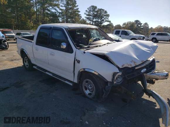 2002 Ford F-150 XLT with VIN 1FTRW07L42KB90527, listed as a Copart auction lot 85098244 with 143,213 mi miles and Salvage Title. Bid and sale history available at carsss.com. Image 4.