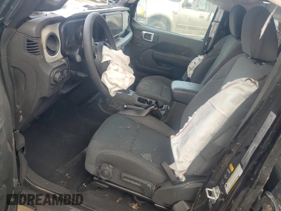 2024 Jeep Gladiator Sport z VIN 1C6HJTAGXRL109663, wystawiony jako Copart lot #54625495 z przebiegiem Nie podano mil oraz Nie do naprawy • Non repairable. Historia ofert i sprzedaży dostępna na DreamBid. Obrazek 7.