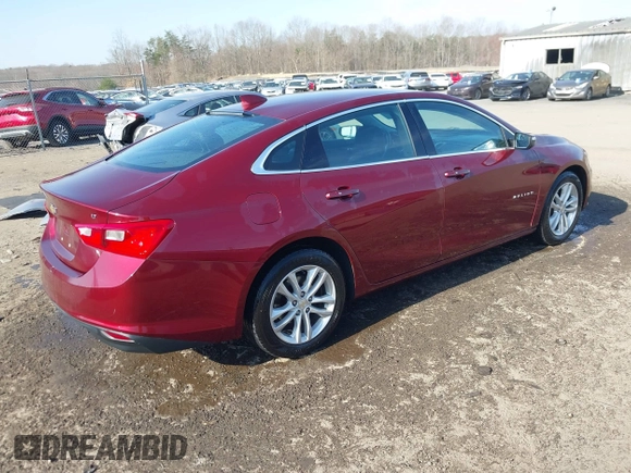 2016 Chevrolet Malibu LT with VIN 1G1ZE5STXGF292026, listed as a IAAI auction lot 41772827 with 131,930 mi miles and . Bid and sale history available at DreamBid. Image 4.