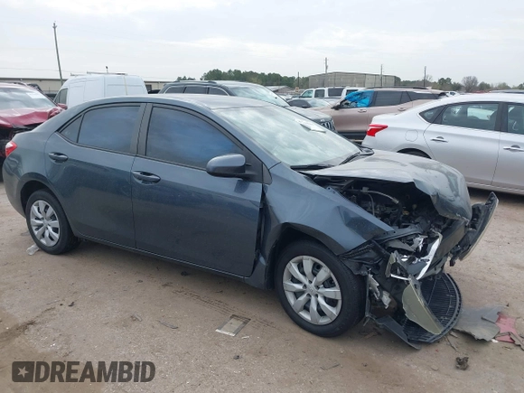 2016 Toyota Corolla L with VIN 2T1BURHE2GC575444, listed as a IAAI auction lot 41744265 with 87,834 mi miles and . Bid and sale history available at DreamBid. Image 1.