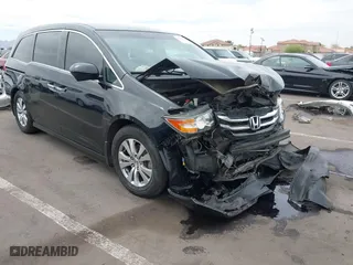2014 Honda Odyssey EX with VIN 5FNRL5H48EB040693, listed as a IAAI auction lot 41911926 with 114,229 mi miles. Bid and sale history available at carsss.com. Image 1.