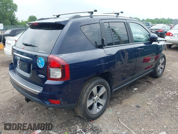 2017 Jeep Compass High Altitude with VIN 1C4NJDEB9HD110568, listed as a IAAI auction lot 42438438 with 114,088 mi miles and . Bid and sale history available at DreamBid. Image 4.