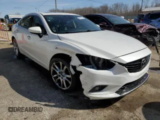 2015 Mazda 6 i Grand Touring with VIN JM1GJ1W57F1204561, listed as a Copart auction lot 49817125 with 160,213 mi miles and Salvage Title. Bid and sale history available at carsss.com. Image 4.