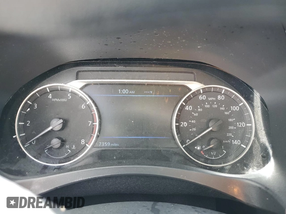 2025 Nissan Altima SV with VIN 1N4BL4DV1SN354179, listed as a Copart auction lot 51947575 with 7,359 mi miles and Non Repairable. Bid and sale history available at DreamBid. Image 9.