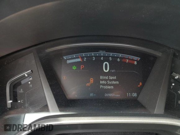 2018 Honda CR-V Touring with VIN 7FARW2H93JE048507, listed as a Copart auction lot 64071705 with 69,051 mi miles and Salvage title. Bid and sale history available at DreamBid. Image 9.