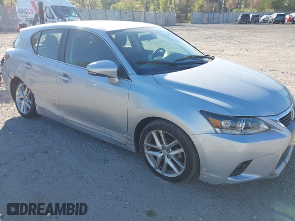 2014 Lexus CT 200h with VIN JTHKD5BH0E2189479, listed as a IAAI auction lot 42108923 with 114,519 mi miles and . Bid and sale history available at DreamBid. Image 1.