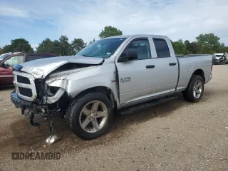 2018 Ram 1500 Express with VIN 1C6RR7FT4JS184797, listed as a Copart auction lot 58314435 with 111,614 mi miles and Salvage title. Bid and sale history available at DreamBid. Image 1.
