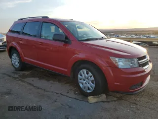 2016 Dodge Journey American Value with VIN 3C4PDCABXGT185692, listed as a Copart auction lot 52123065 with 40,963 mi miles and Salvage Title. Bid and sale history available at DreamBid. Image 4.