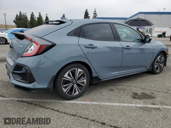 2021 Honda Civic Sport with VIN SHHFK7H4XMU422397, listed as a Copart auction lot 50767515 with 87,010 mi miles and Salvage Title. Bid and sale history available at DreamBid. Image 3.