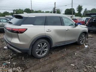 2024 Infiniti QX60 Luxe z VIN 5N1DL1FS0RC357497, wystawiony jako Copart lot #60990535 z przebiegiem 6 351 mil mil oraz Szkoda całkowita • Salvage title. Historia ofert i sprzedaży dostępna na DreamBid. Obrazek 3.