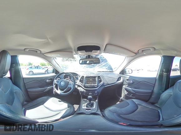 2018 Jeep Cherokee Latitude Plus with VIN 1C4PJMLX1JD579053, listed as a Copart auction lot 57329475 with 93,592 mi miles and Salvage title. Bid and sale history available at DreamBid. Image 15.