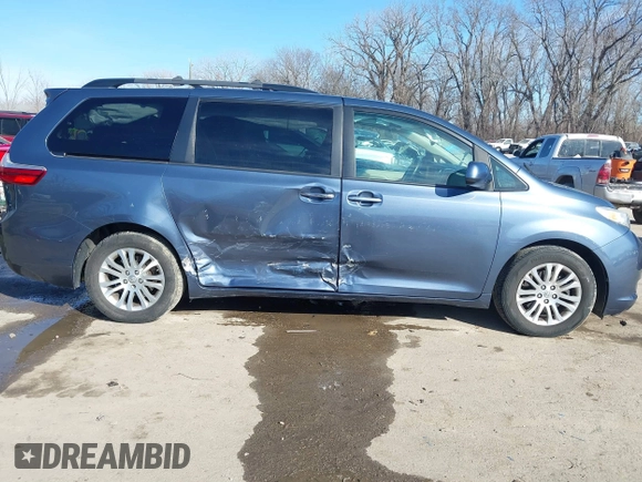 2017 Toyota Sienna XLE Auto Access Seat with VIN 5TDYZ3DCXHS814910, listed as a IAAI auction lot 41700845 with 110,701 mi miles and . Bid and sale history available at DreamBid. Image 6.
