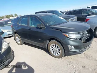 2020 Chevrolet Equinox LS with VIN 3GNAXHEV2LS601658, listed as a IAAI auction lot 41520775 with 67,221 mi miles. Bid and sale history available at carsss.com. Image 1.