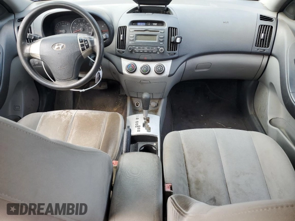 2009 Hyundai Elantra GLS z VIN KMHDU46D69U760247, wystawiony jako Copart lot #59694895 z przebiegiem 215 328 mil mil oraz Szkoda całkowita • Salvage title. Historia ofert i sprzedaży dostępna na DreamBid. Obrazek 8.