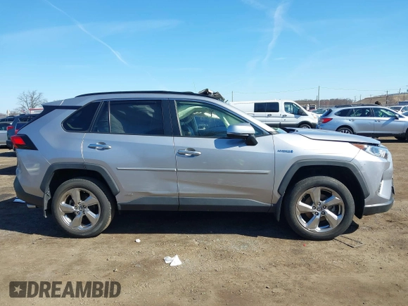 2020 Toyota RAV4 Hybrid Limited with VIN JTMD6RFV8LD005550, listed as a IAAI auction lot 41827821 with 26,073 mi miles. Bid and sale history available at carsss.com. Image 13.