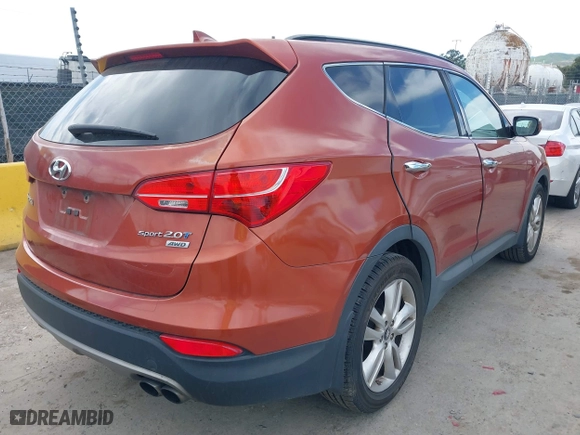 2013 Hyundai Santa Fe 2.0T Sport with VIN 5XYZUDLA3DG123041, listed as a IAAI auction lot 42004611 with 141,484 mi miles. Bid and sale history available at carsss.com. Image 4.