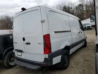 2021 Mercedes-Benz Sprinter Cargo with VIN W1Y70BGY4MT063964, listed as a Copart auction lot 46376145 with Not Provided miles and Salvage Title. Bid and sale history available at carsss.com. Image 3.