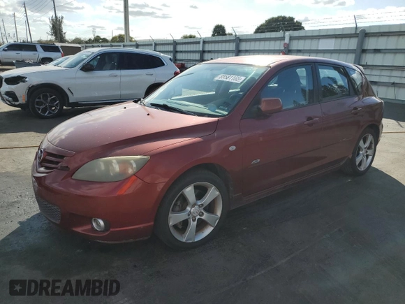2006 Mazda 3 S Grand Touring with VIN JM1BK343961501996, listed as a Copart auction lot 88581165 with 105,058 mi miles and Salvage Title. Bid and sale history available at DreamBid. Image 1.