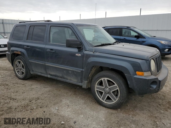 2008 Jeep Patriot Sport with VIN 1J8FF28W08D761587, listed as a Copart auction lot 54896085 with 230,886 mi miles and Clean Title. Bid and sale history available at carsss.com. Image 4.