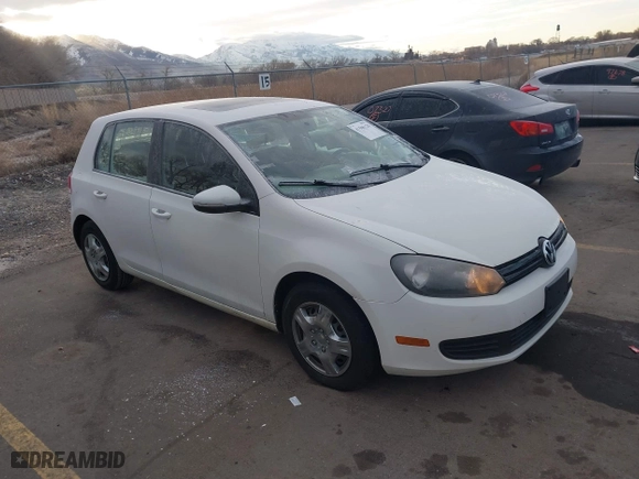2010 Volkswagen Golf with VIN WVWDB7AJ6AW406990, listed as a IAAI auction lot 41506320 with 152,692 mi miles. Bid and sale history available at carsss.com. Image 1.