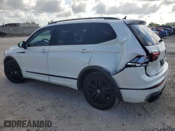 2022 Volkswagen Tiguan SE R-Line Black with VIN 3VVCB7AX1NM080975, listed as a Copart auction lot 56099945 with 42,376 mi miles and Salvage title. Bid and sale history available at DreamBid. Image 2.