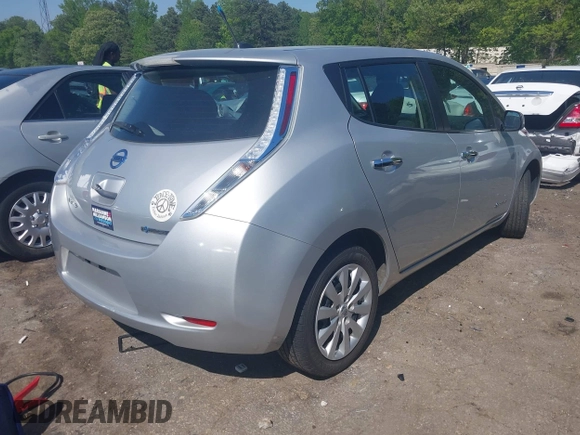 2014 Nissan LEAF SL with VIN 1N4AZ0CP6EC333351, listed as a IAAI auction lot 41990171 with 86,125 mi miles and . Bid and sale history available at DreamBid. Image 4.