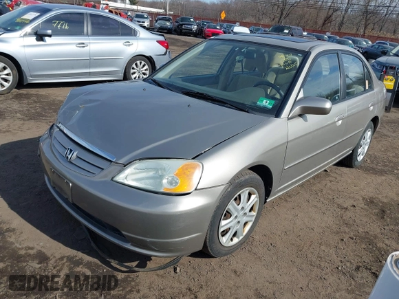 2003 Honda Civic EX with VIN 2HGES26733H626191, listed as a IAAI auction lot 41623055 with 107,125 mi miles and . Bid and sale history available at DreamBid. Image 20.